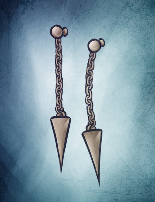 Dagger earrings