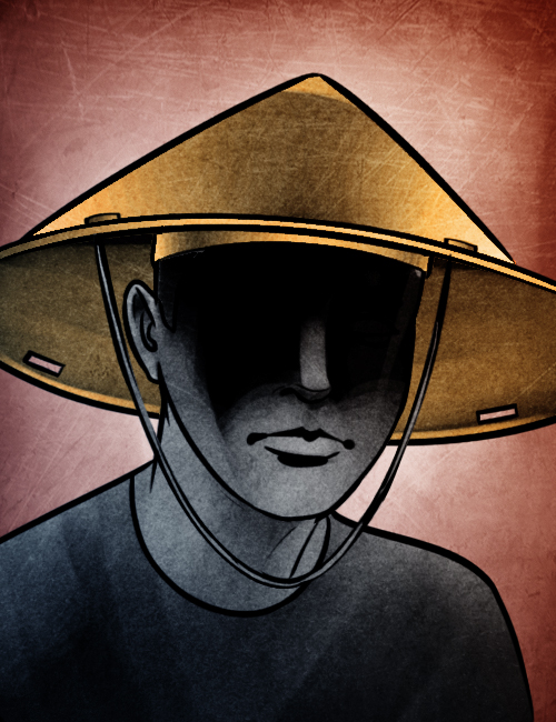 Rice hat