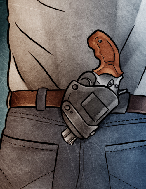 Back holster