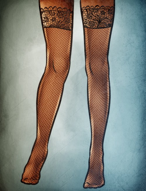 Lace stockings